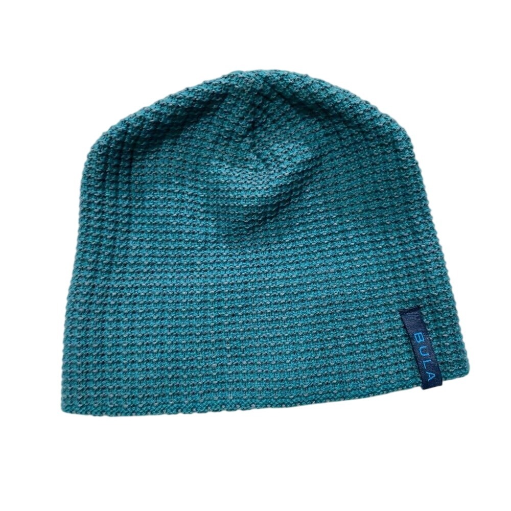 Bula Beanie Hat Knit Winter Teal‎ Gray Unisex